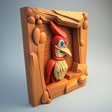 3D model Woody Woodpecker game (STL)